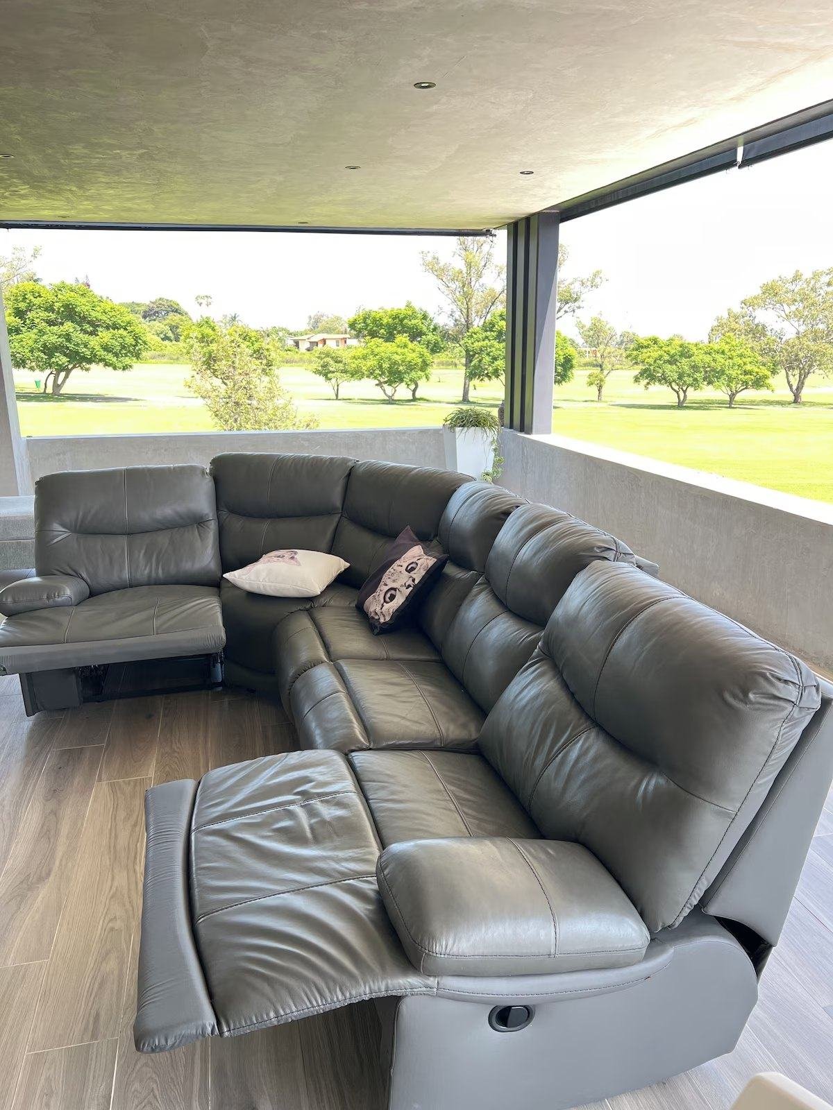 Lounge looking onto the fairway